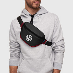 Поясная сумка Volkswagen: Grey Carbon, цвет: 3D-принт — фото 2