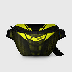 Поясная сумка CS:GO Yellow Carbon