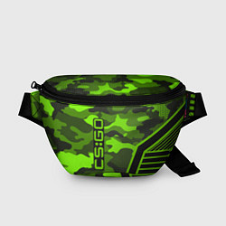 Поясная сумка CS:GO Light Green Camo, цвет: 3D-принт