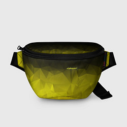 Поясная сумка Cyberpunk 2077: Yellow Poly, цвет: 3D-принт
