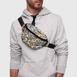 Поясная сумка Pop art Fashion, цвет: 3D-принт — фото 2