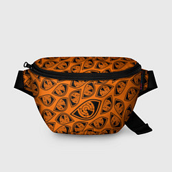 Поясная сумка R6S: Orange Pulse Eyes, цвет: 3D-принт