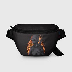 Поясная сумка PUBG: Flame Soldier, цвет: 3D-принт