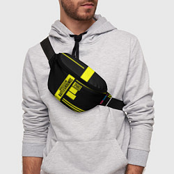 Поясная сумка PUBG: Yellow Lifestyle, цвет: 3D-принт — фото 2