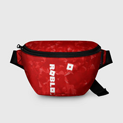 Поясная сумка ROBLOX: Red Style, цвет: 3D-принт