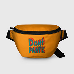Поясная сумка Do not panic - 3D lettering, цвет: 3D-принт