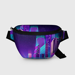 Поясная сумка Neon Nights, цвет: 3D-принт