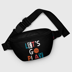 Поясная сумка Let is go play, цвет: 3D-принт — фото 2