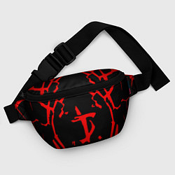 Поясная сумка DOOM: Red Slayer, цвет: 3D-принт — фото 2