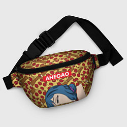 Поясная сумка AHEGAO PIZZA, цвет: 3D-принт — фото 2