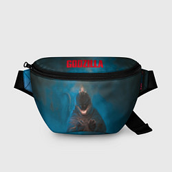 Поясная сумка Blue Godzilla, цвет: 3D-принт