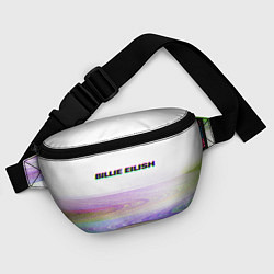 Поясная сумка BILLIE EILISH: White Glitch, цвет: 3D-принт — фото 2