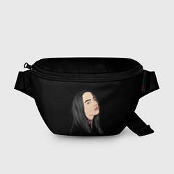 Поясная сумка Billie Eilish: Black Style, цвет: 3D-принт