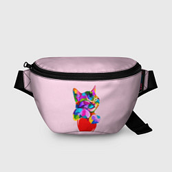 Поясная сумка Кот, цвет: 3D-принт