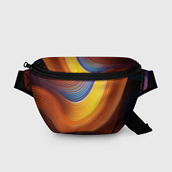 Поясная сумка Плавные Линии, цвет: 3D-принт
