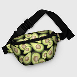 Поясная сумка Avocado background, цвет: 3D-принт — фото 2