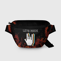 Поясная сумка Let's Rock, цвет: 3D-принт