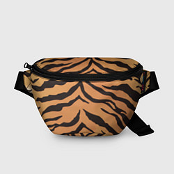 Поясная сумка Тигриный камуфляж, цвет: 3D-принт
