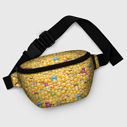 Поясная сумка Смайлики Emoji, цвет: 3D-принт — фото 2