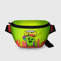 Поясная сумка BRAWL STARS SPIKE, цвет: 3D-принт
