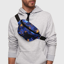 Поясная сумка Космос, цвет: 3D-принт — фото 2