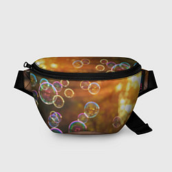Поясная сумка Мыльные пузыри, цвет: 3D-принт