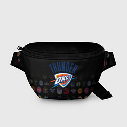 Поясная сумка Oklahoma City Thunder 2, цвет: 3D-принт