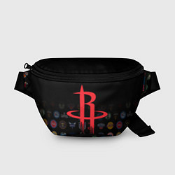 Поясная сумка Houston Rockets 2, цвет: 3D-принт