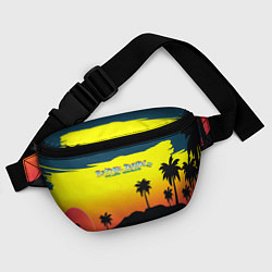 Поясная сумка HOTLINE MIAMI2, цвет: 3D-принт — фото 2