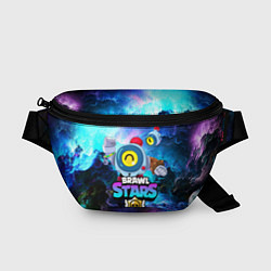 Поясная сумка BRAWL STARS NANI SPACE NEON, цвет: 3D-принт