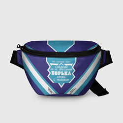 Поясная сумка Борька - банка сгущенки, цвет: 3D-принт