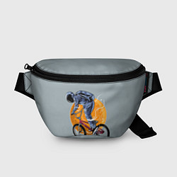 Поясная сумка Космический велосипедист Z, цвет: 3D-принт