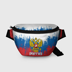 Поясная сумка РОССИЯ ТРИКОЛОР, цвет: 3D-принт