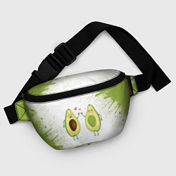 Поясная сумка Авокадо, цвет: 3D-принт — фото 2