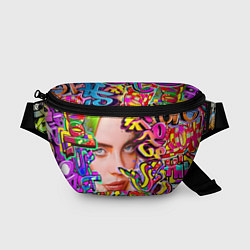 Поясная сумка Billie Eilish, цвет: 3D-принт