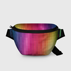 Поясная сумка Геометрия неоновая, цвет: 3D-принт