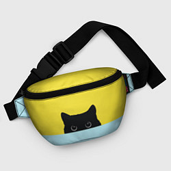 Поясная сумка Кот в засаде, цвет: 3D-принт — фото 2