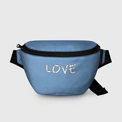 Поясная сумка LOVE, цвет: 3D-принт