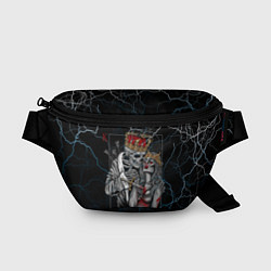 Поясная сумка The Skull King and Queen, цвет: 3D-принт