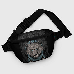Поясная сумка Медведь, цвет: 3D-принт — фото 2