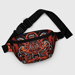 Поясная сумка Cyber Samurai, цвет: 3D-принт — фото 2