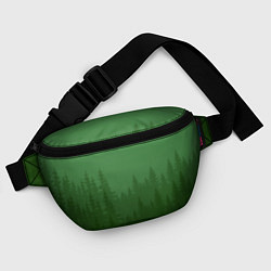 Поясная сумка Зеленый Лес, цвет: 3D-принт — фото 2