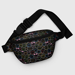 Поясная сумка SLAVA MARLOW - Неоновые смайлы, цвет: 3D-принт — фото 2