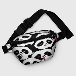 Поясная сумка Панды, цвет: 3D-принт — фото 2