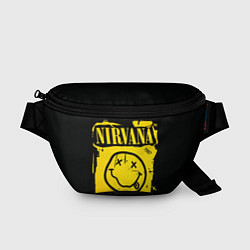 Поясная сумка Nirvana 1987, цвет: 3D-принт