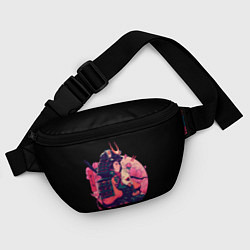 Поясная сумка Вишневый Самурай, цвет: 3D-принт — фото 2