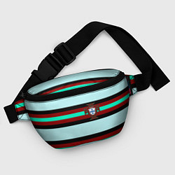 Поясная сумка Сборная Португалии, цвет: 3D-принт — фото 2