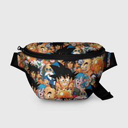 Поясная сумка Dragon Ball главные герои, цвет: 3D-принт