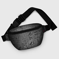 Поясная сумка Египетские Иероглифы 3D, цвет: 3D-принт — фото 2