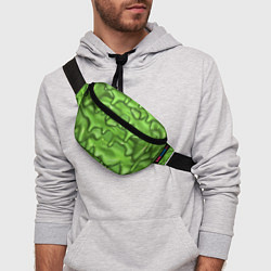 Поясная сумка Green Slime, цвет: 3D-принт — фото 2